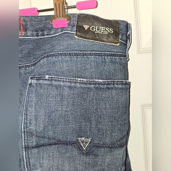 (38x34) Guess Men's Slim Straight Del Mar Fit Jeans - Picture 5 of 9